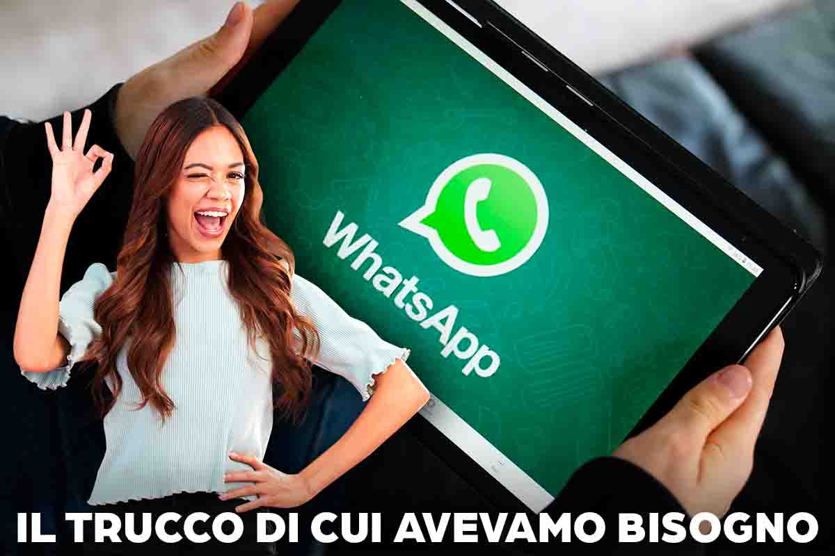 WhatsApp Web trucchetto