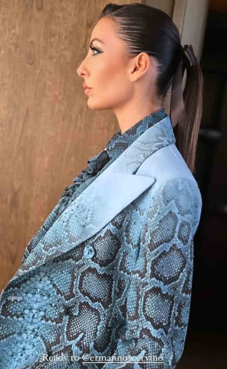 Elisabetta Gregoraci Milano Fashion Week 2024 blazer prezzo