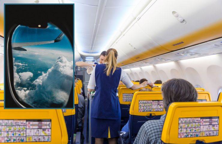 Viaggio a bordo dell'aereo