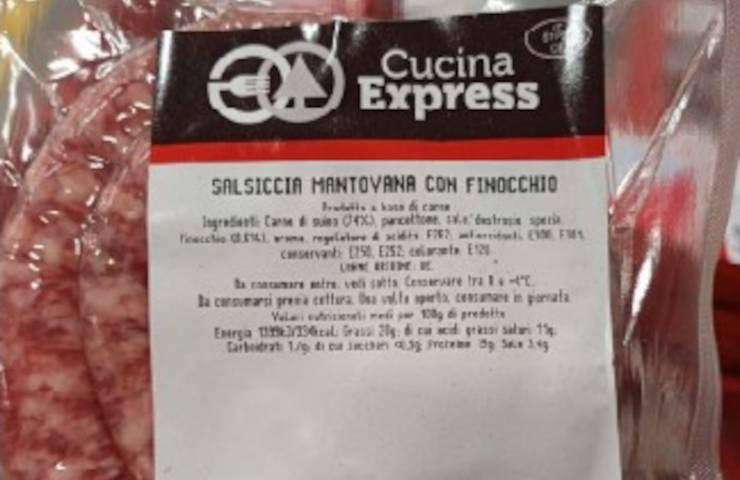Salsiccia mantovana Cucina Express