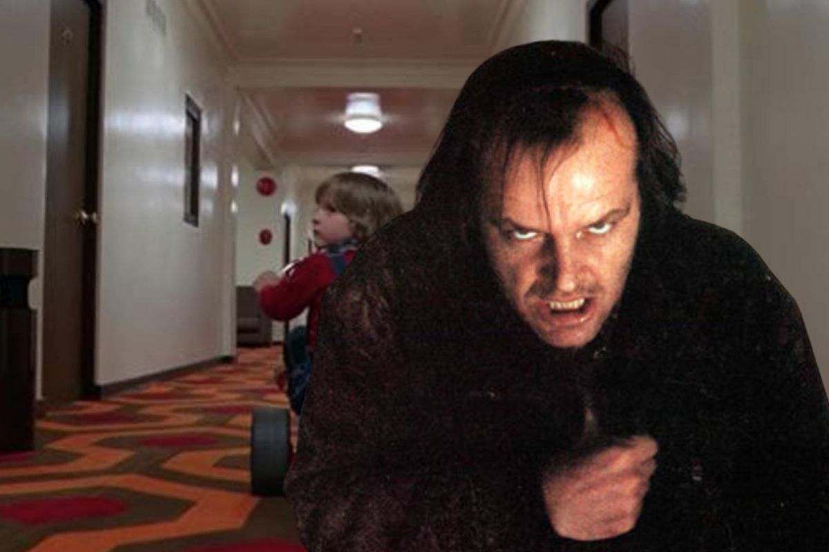 Jack Nicholson nel film Shining
